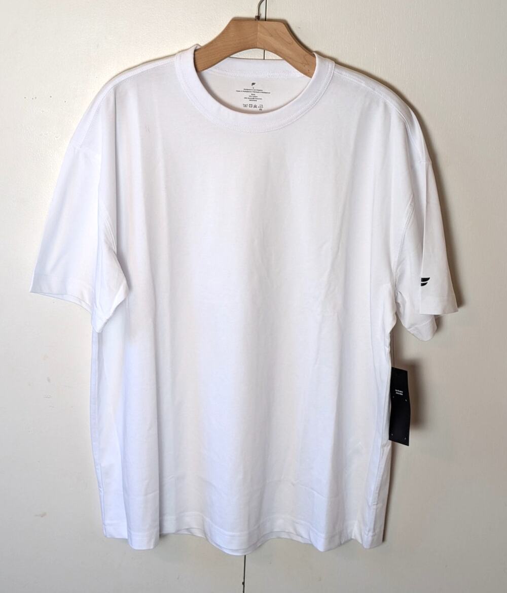 Fabletics White Crew Neck Collar Small